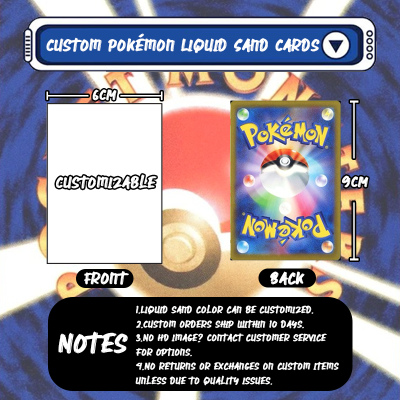 Eevee Card Quicksand Keychain