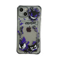 Cute Gengar Pikachu Card Pocket Phone Case For iPhone